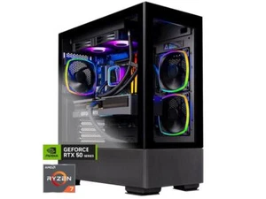 Skytech Azure Gaming PC Desktop, Ryzen 7 7700X 4.5 GHz (5.4GHz Turbo), NVIDIA - Picture 1 of 5