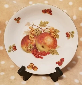 Beautiful Autumn APPLE Plate Selten Weiden K  Bavaria West Germany 1949-1955 - Picture 1 of 4