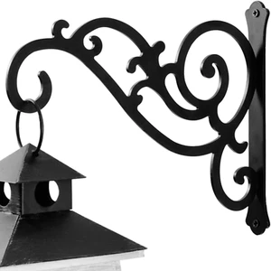 11-Inch Outdoor Decorative Metal Wall Hook for Hanging Lantern Plant Bird Feeder - Picture 1 of 8