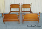 62550  Solid Maple PURITAN Furniture Pair Twin Size Beds