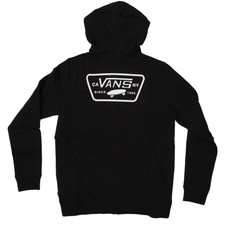 vans felpa nera e bianca