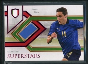 2021 FEDERICO CHIESA 1/7 JERSEY FUTERA UNIQUE SUPERSTARS GAME MEMORABILIA