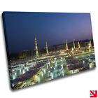 PROPHETS MOSQUE MEDINA ISLAMIC CANVAS Wall Art Picture Print