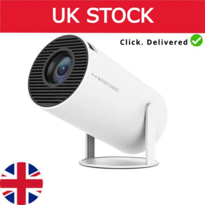 5G 4K Projector Smart HD LED WiFi Bluetooth HDMI USB Android Office Home Theater - Image 1 of 4