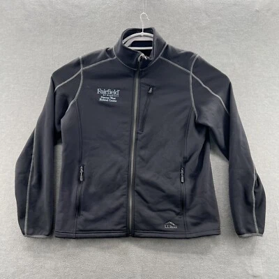 ll bean mens size L full zip polyester lined zipped pocket jacket - Image 1 of 4