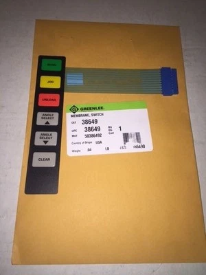 DIGITAL REMOTE PENDANT LOAD UNLOAD SWITCH PART GREENLEE 855 CONDUIT SMART BENDER - Image 1 of 4