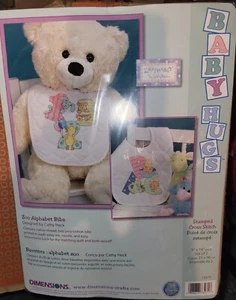 Dimensions Zoo Alphabet Bibs Cross Stitch Kit - Picture 1 of 4