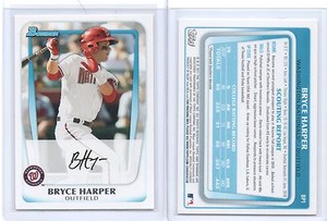 (2 Card Lots) 2011 Bowman Prospects #61-#110  QtyDiscto20%