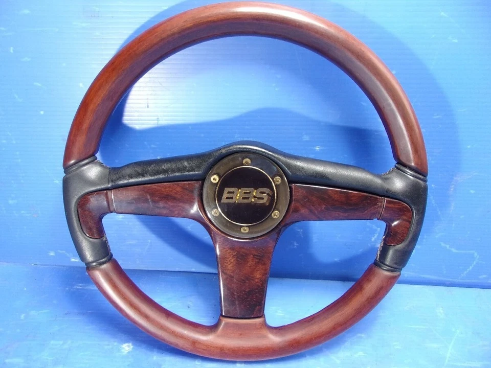 BBS Italvolanti Leder lenkrad Wood Leather Steering Wheel 365mm - Image 1 of 4