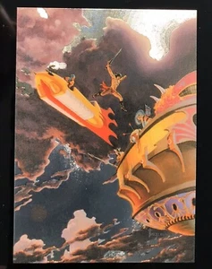 RICHARD HESCOX - FANTASY ART Metallic Storm Chase Card MS#5 MASKS OF SCORPIO - Foto 1 di 3