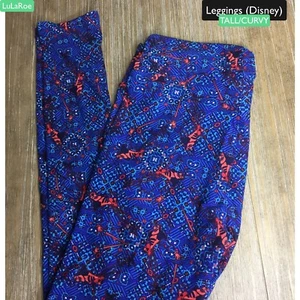 Leggings LuLaRoe Disney TC Gancho Alto y Curvilíneo - Imagen 1 de 1