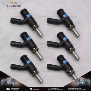 Set of 6 Fuel Injectors For 2016-2018 AUDI A6 A7 A8 Q7 3.0L TFSI #06E906031A - Foto 1 di 7