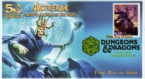 24-212, 2024, Dungeons and Dragons, First Day Cover, Digital Color Postmark, Ind - Picture 1 of 1