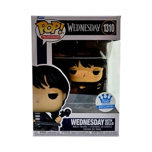 Wednesday with Cello Funko Exc Funko Pop #1310 mit Protector - Bild 1 von 6