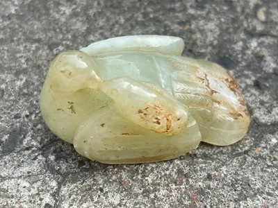 вековая китайская антикварная нефритовая птица династии Хань 6 см - Изображение 1 из 4