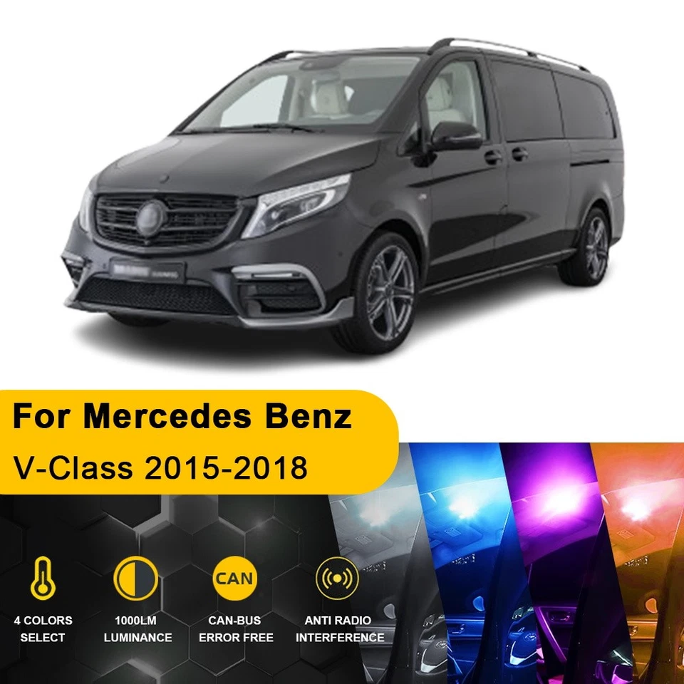 Luz LED para Mercedes Benz Clase V W447 V200 V220 V250 V300 2015 2016 2017 2018 Foto 1 de 4