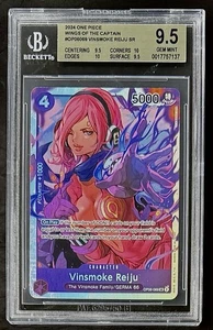 BGS 9.5 One Piece OP06-069 SR Vinsmoke Reiju - English - Wings of the Captain - Picture 1 of 2