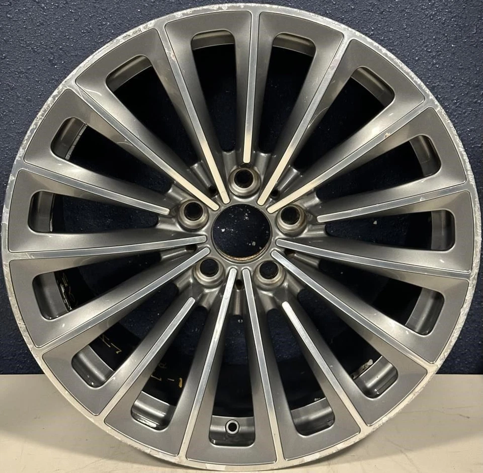 BMW 535i 550i GT 740i 750i 760i 10-13 19x9.5 CARVÃO USINADO TRASEIRO 15 RAIOS - Imagem 1 de 1