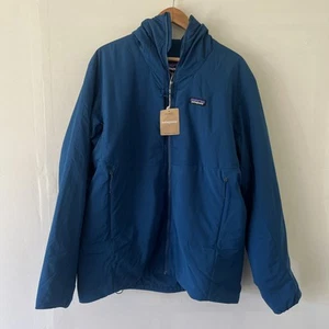 Patagonia Men’s Nano-Air Hoody Lagoon Blue Size X-Large FA23 NEW - Picture 1 of 3