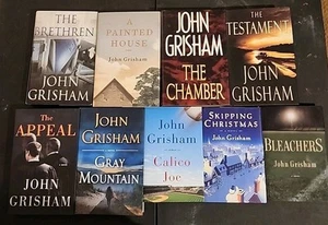 John Grisham Lot of 12 Hardcover Books: Bleachers*Calico Joe*Gray Mountain* App - Picture 1 of 13