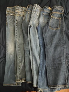 Girl Pants/Jeans Size 8 Lot Different Brands Wonder Nation Jordache Cat Jack - Picture 1 of 13