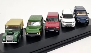 Oxford 1/76 Land Rover 5 Classic Set Discovery Freelander Range Rover etc - Picture 1 of 8