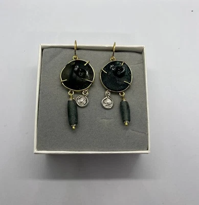 Orecchini Artigianali con Monete Greche - Ottone & Argento 925 – Edizione Limita - Immagine 1 di 4