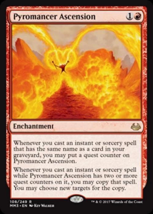 Pyromancer Ascension -Foil Medium Play MTG Modern Masters 2017 - Image 1 of 1
