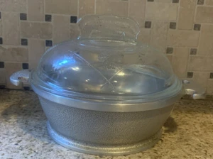 Vintage GUARDIAN SERVICE 7 inch Aluminum Casserole Dish pan with glass Lid, 1 qt - Imagen 1 de 11