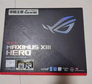 New ASUS ROG MAXIMUS XIII HERO INTEL Z590 LGA1200 Support 11th Gen/10th Core CPU - Bild 1 von 4
