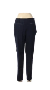 Talbots Damenhose Größe 6 Chatham spitz zulaufendes Bein blau Stretch flach vorne seitlicher Reißverschluss - Bild 1 von 4
