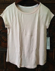 New Calvin Klein Women's Marled Keyhole-Back Top, Pink Dancer, XS - Picture 1 of 2