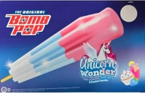 Bomb Pop Einhorn Wunder Eiswagen Aufkleber 8"x5" - Bild 1 von 1