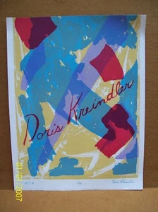 1960 ART EXPOSITION Doris Kreindler 1901-1974  PRINT OR LITHO Print Signed - Picture 1 of 9