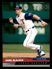 2005 Leaf  #192 Hank Blalock Texas Rangers