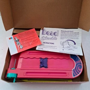 Beautiful Beads Studio Jewelry Making Machine Kit Milton Bradley 1994 Vintage - Picture 1 of 9