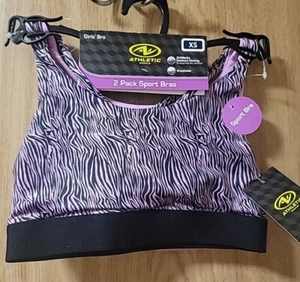 Athletic Works Girls 2-Pack Sport Bras~Size XS(28) - Picture 1 of 4