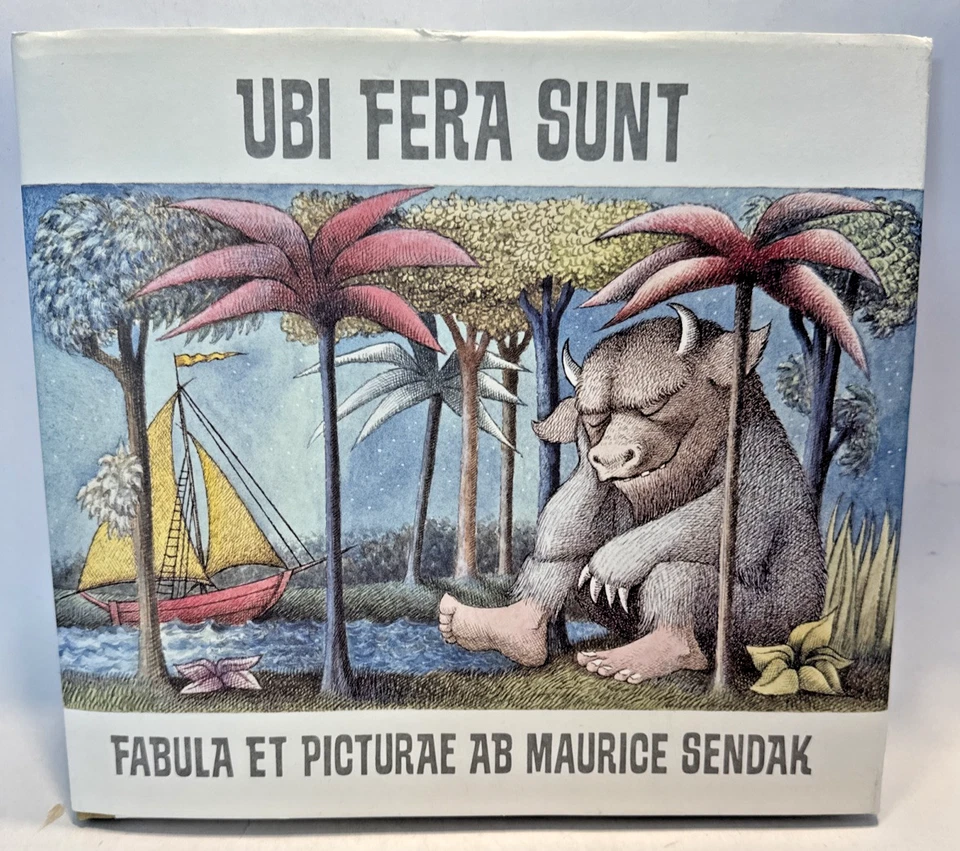 **SIGNED** UBI FERA SUNT by Maurice Sendak & Richard LaFleur (Latin Edition) - Image 1 of 4