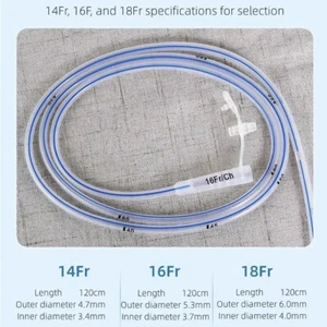 Disposable Silicone Gastric Tube Nasal Feeding Tube Silicone Stomach Tube 1.2m - Picture 1 of 13