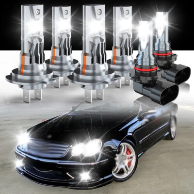 Пара для Mercedes-Benz CLK320 CLK500 2004-2005 faro delantero светодиодный + antiniebla - Изображение 1 из 4