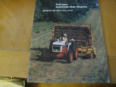 SPERRY NEW HOLLAND BALE WAGONS MODELOS 1003 1036 1037 1038 DISTRIBUIDOR FOLLETO ESPECIFICACIONES Foto 1 de 4