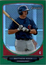 2013 Bowman Chrome Mini Green Refractors Baseball Card Pick