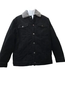 Fleece Lining Men Corduroy Jacket Winter Coat Cargo Workwear MultiPocket Outwear - Picture 1 of 3