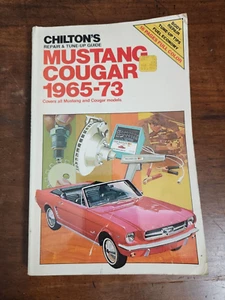 1965 to 1973 CHILTONS MUSTANG COUGAR REPAIR AND TUNE-UP GUIDE - Bild 1 von 8
