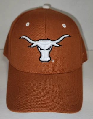 Texas Longhorns NCAA Men's Fitted Zephyr Orange Hat  Size 7 1/4 - Image 1 of 4
