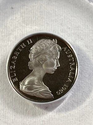 Australia 1969 5 centavos prueba graduado PR 68 DCAM por ANACS baja colección Foto 1 de 4