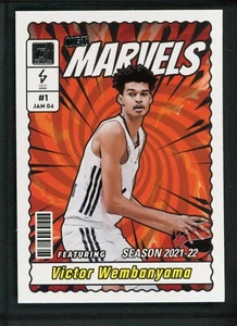 2023-24 VICTOR WEMBANYAMA PANINI DONRUSS EUROLEAGUE NET MARVELS WHITE - Picture 1 of 2