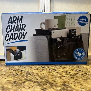 Sofa Armrest Organizer with Cup Holder Tray Couch Armchair Caddy Storage Pockets - Picture 1 of 2