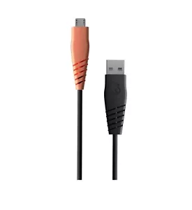 Skullcandy Line USB-A to Micro-USB 4ft Charging Cable - True Black/Orange - Picture 1 of 5