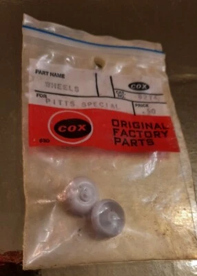 Cox .020 Lil Stinker Pitts Art Scholl Wheel Set N.o.s Unused Thimble Drome  - Image 1 of 2